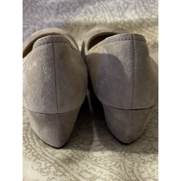 Cole Haan  grand os Shoes Wedges Women Size 10.B Gray Suede Slip On - Picture 10 of 16
